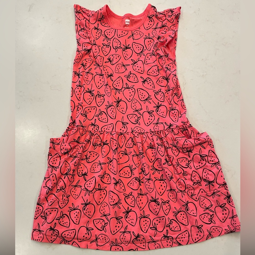 Tea Collection Flutter Sleeve Pocket Dress - Size 10, Worn Once